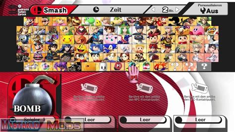 super smash bros wii u mods